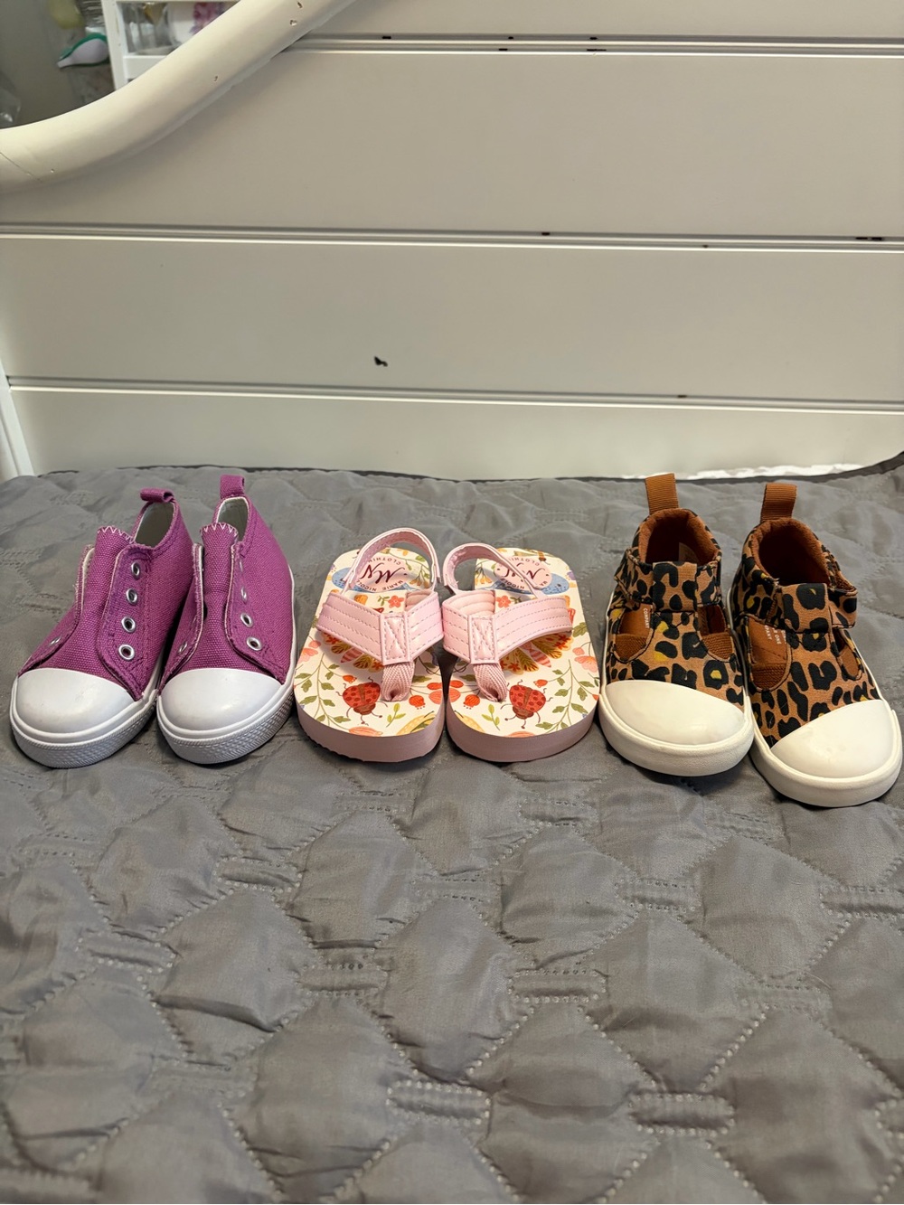 Toms leopard print, Marie Nicole Floral Kids Flip Flops, Koala Kids Purple shoes